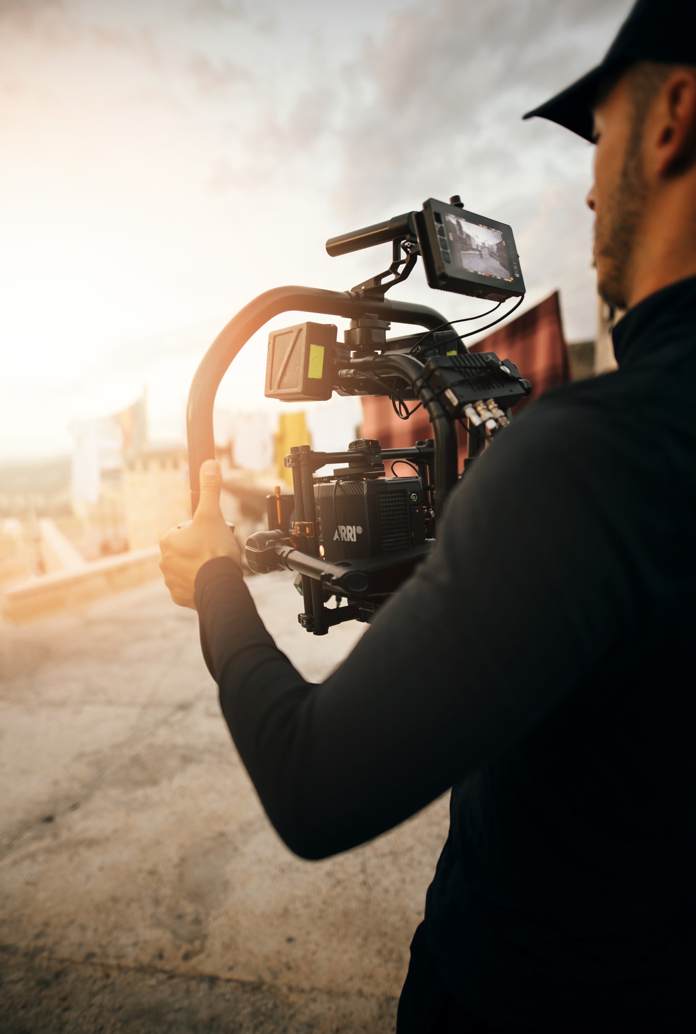 Fotoğraf ve video prodüksiyonu için kamera kurulumu