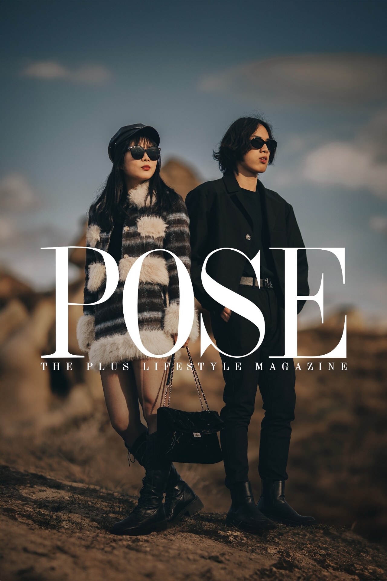 POSE Magazine için Kapadokya’da çekilen moda editorial fotoğrafı